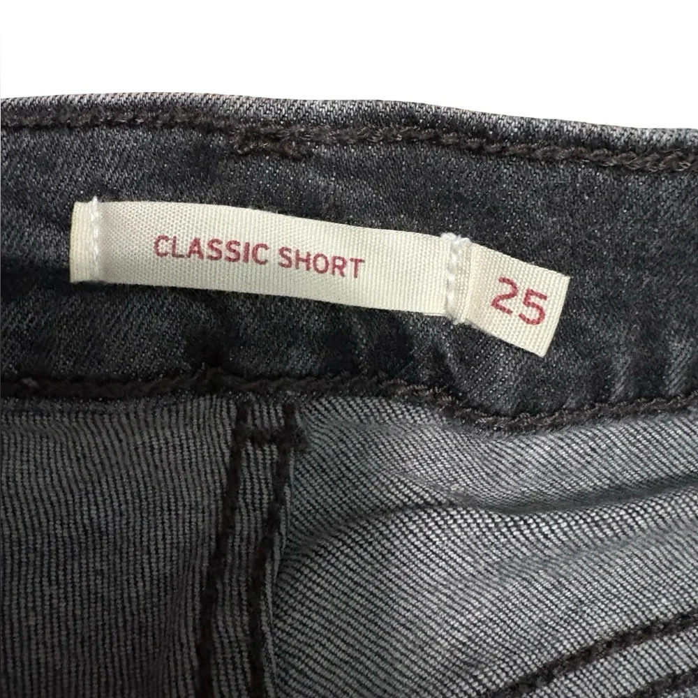 Levi's Black Jean Shorts for Women - Picture 9 of 10